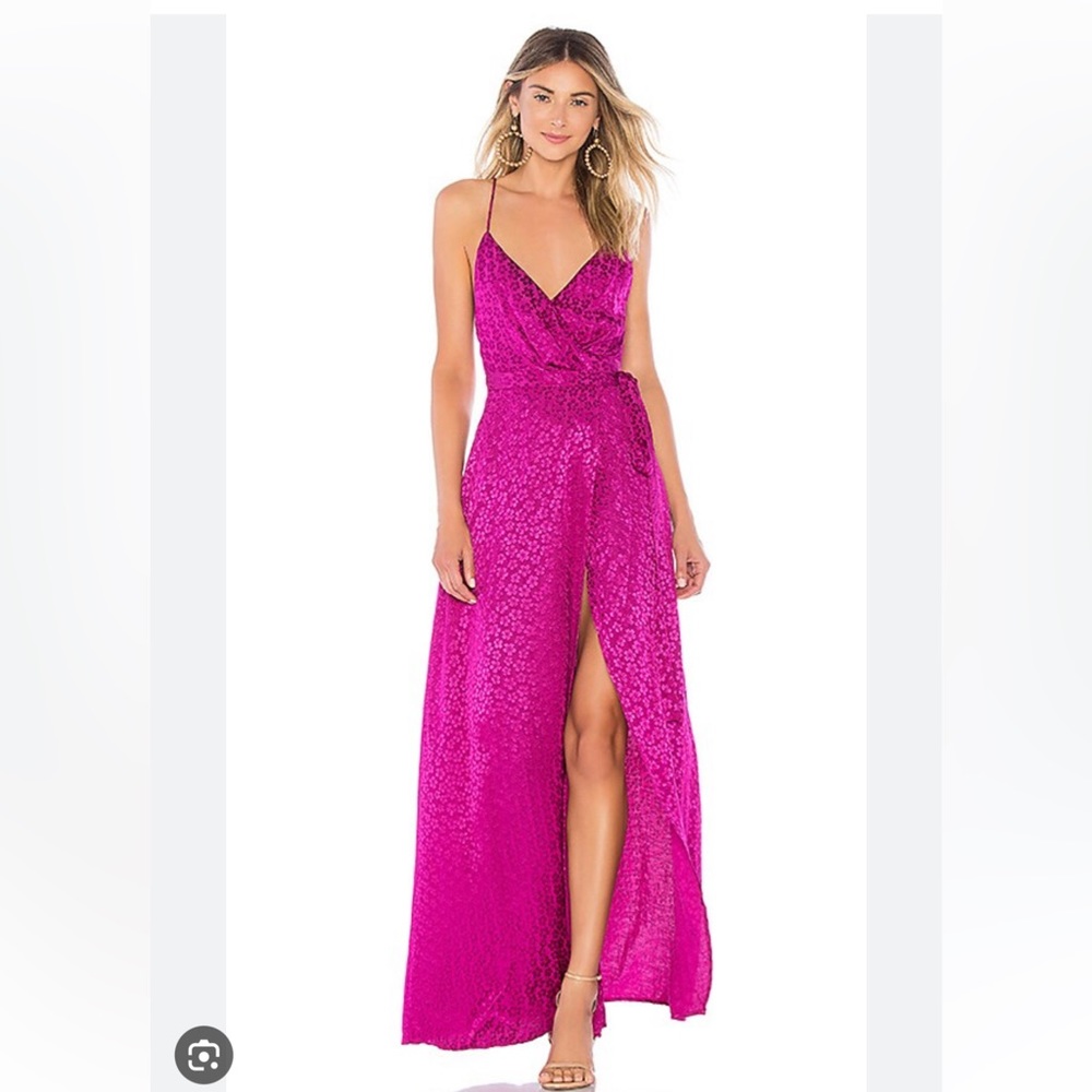 Majorelle Cubano Maxi Dress Magenta Size S